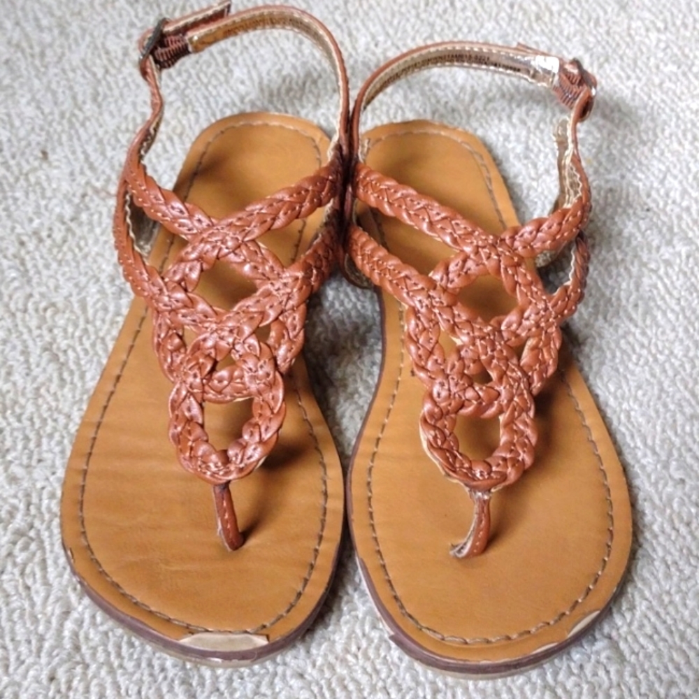 Wonder Nation Brown Girls Sandal size 13